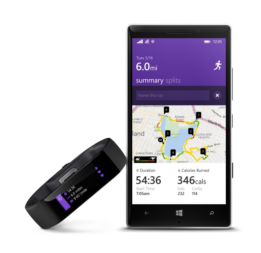 Running with Microsoft Band