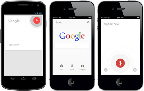 Google Voice Search - Photo by Google